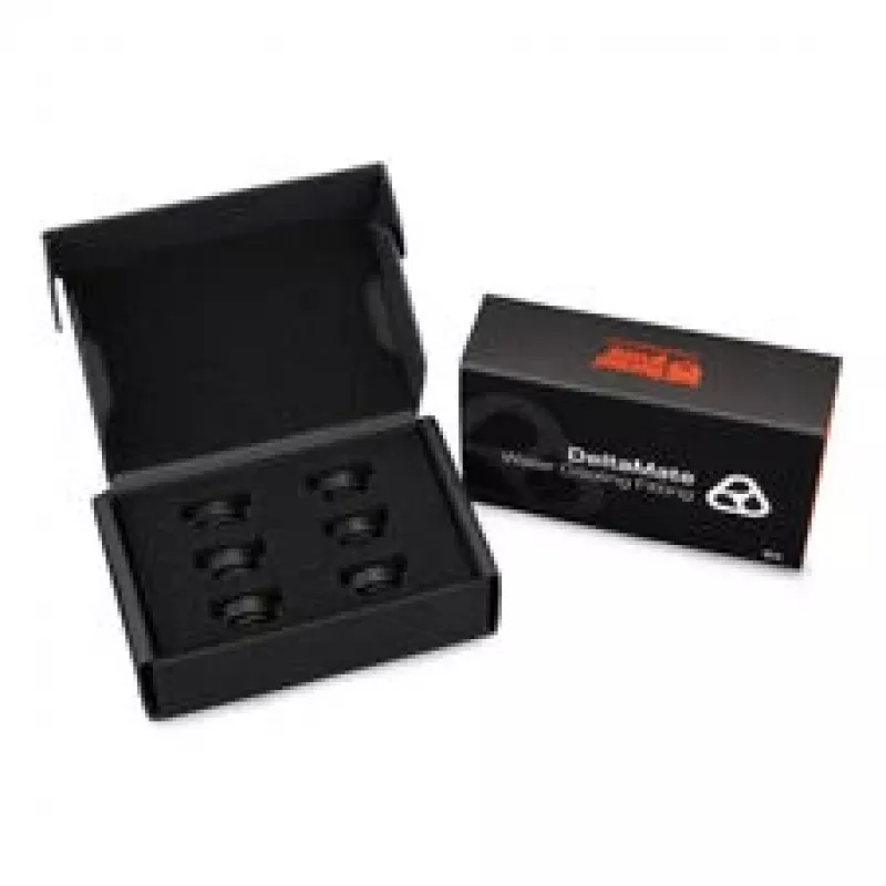 Thermal Grizzly DeltaMate Plug - zwart (6-pack) (TG-DM-FIT-6009)