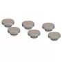 Thermal Grizzly DeltaMate afsluitstop - mat nikkel (6-pack) (TG-DM-FIT-6209)