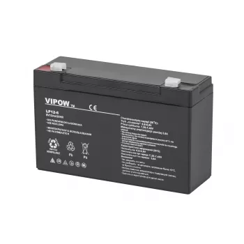 VIPOW 6V 12Ah gel-accu
