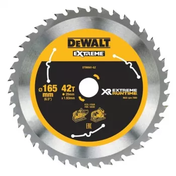 DeWALT DT99561-QZ cirkelzaagblad 16,5 cm 1 stuk