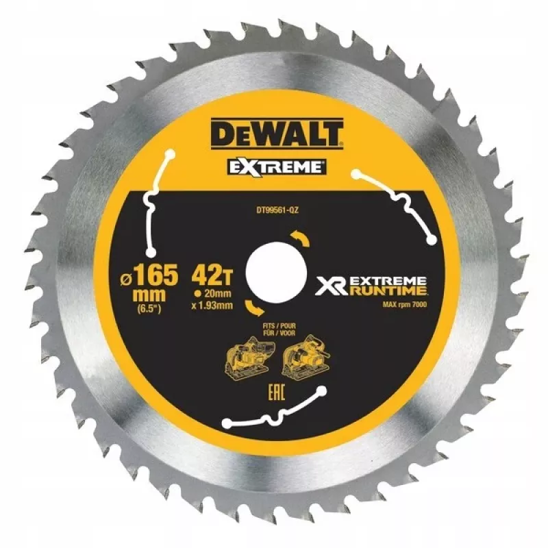 DeWALT DT99561-QZ cirkelzaagblad 16,5 cm 1 stuk
