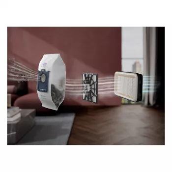 Trommelzuiger AEG AB51C1DR5B — droog 3 L stofzak, 750 W, hygiënefilter, rood