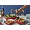 ZWILLING bakset keramiek rechthoekig 3 stuks, rood, max. 300°C