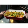 ZWILLING bakset keramiek rechthoekig 3 stuks, rood, max. 300°C