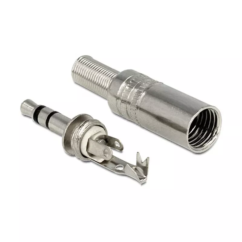 Draadverbinder DELOCK 65532, 3,5 mm metaal, zilver