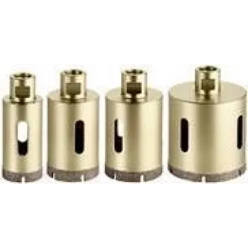 Metabo 628319000 Diamant droogboorkroonset voor tegels, 4 stuks (35, 40, 50, 68 mm)