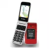 Flip-phone Olympia VITUS 4G — 2,8 inch (7,11 cm) LCD, Bluetooth, FM-radio, 147 g, rood