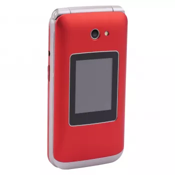Flip-phone Olympia VITUS 4G — 2,8 inch (7,11 cm) LCD, Bluetooth, FM-radio, 147 g, rood