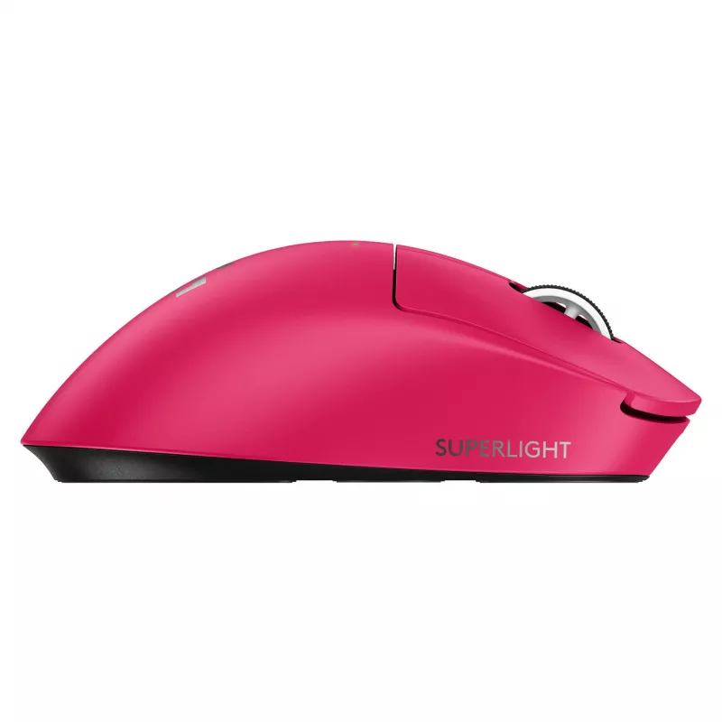 Muis Logitech G 910-007374 voor rechtshandigen RF draadloos optisch 44.000 DPI 1 ms 5 knoppen magenta