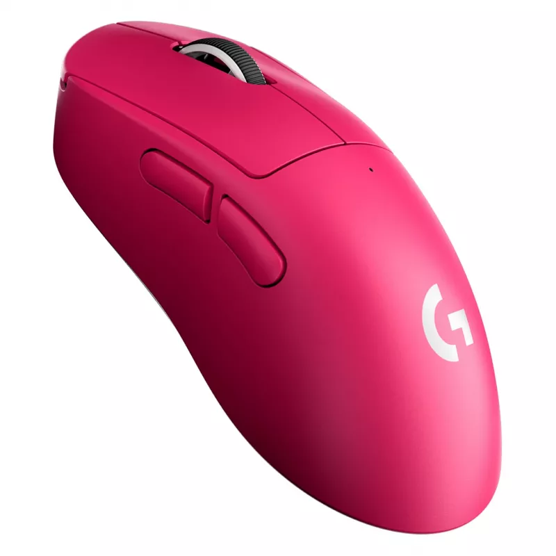 Muis Logitech G 910-007374 voor rechtshandigen RF draadloos optisch 44.000 DPI 1 ms 5 knoppen magenta