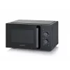 Combimagnetron SEVERIN MW 7792, tafelmodel, 20 L, 900 W, zwart, knoppen en draaiknop