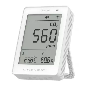 Sonoff AirGuard CO2 SAWF-08P WiFi LCD luchtkwaliteitsmeter