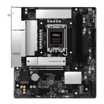 Moederbord ASRock B860M Rock WiFi (mATX, Intel LGA 1851, DDR5, HDMI, DisplayPort)