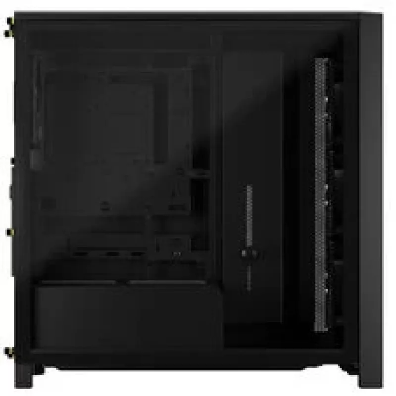 CORSAIR mid-tower pc-behuizing FRAME 4000D RS Wood – zwart/walnoot
