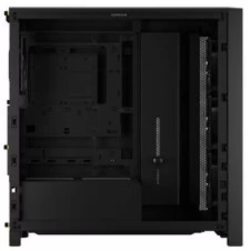 CORSAIR mid-tower pc-behuizing FRAME 4000D RS Wood – zwart/walnoot