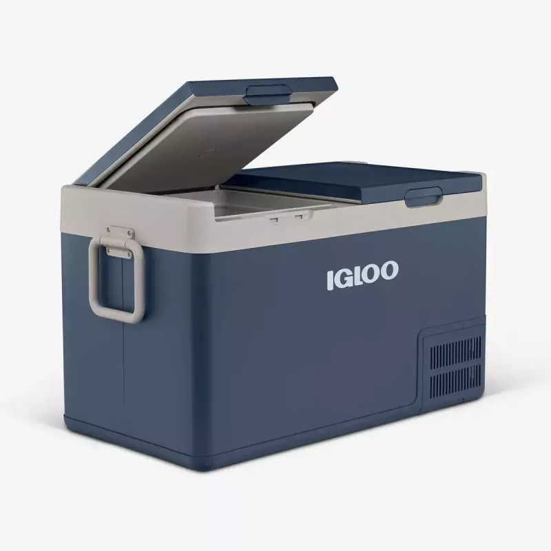Koelbox Igloo ICF 80DZ 83 L elektrisch (AC/DC, 100–240 V) blauw/grijs