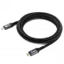 EQUIP USB4 Gen 2x2 C–C-kabel 3,0m, PD 100W, 4K/60Hz, 20Gbps, zwart