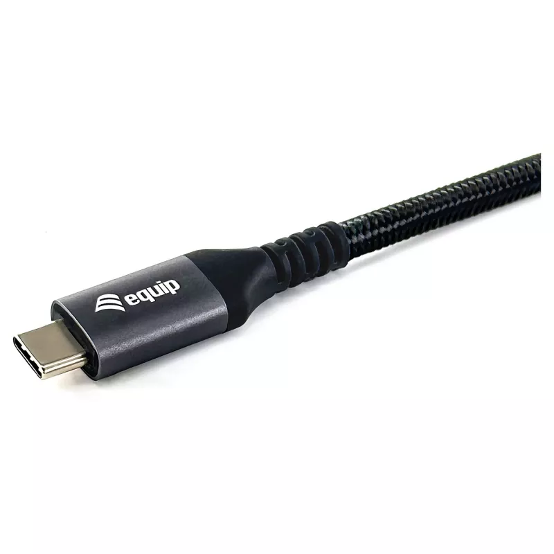 EQUIP USB4 Gen 2x2 C–C-kabel 3,0m, PD 100W, 4K/60Hz, 20Gbps, zwart