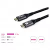 EQUIP USB4 Gen 2x2 C–C-kabel 3,0m, PD 100W, 4K/60Hz, 20Gbps, zwart