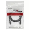 EQUIP USB 2.0-kabel C naar A M/M, 0,3 m, USB 2.0 480 Mbit/s, vernikkelde contacten, zwart