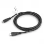 USB-C-naar-USB-C-kabel 2.0 EQUIP 128833, 0,5 m, PD 60 W, 0,48 Gbit/s, vernikkelde contacten, zwart
