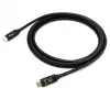 USB-C-naar-USB-C-kabel EQUIP 128348, USB 3.2 Gen 1 (5 Gbit/s), PD 60 W, 0,5 m, zwart
