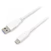 USB 3.2 Gen 1 C-naar-A-kabel EQUIP 0,5 m 5 Gbit/s wit (USB-C naar USB-A, vernikkelde contacten)