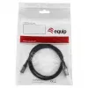 USB4 Gen3x2 C–C-kabel EQUIP 128380, 0.5 m, PD 3.1 240W, 40 Gbps, 8K/60Hz, zwart