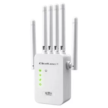 Wi‑Fi‑signaalversterker QOLTEC AC1200 – QOLTEC AC1200 dualband‑signaalversterker