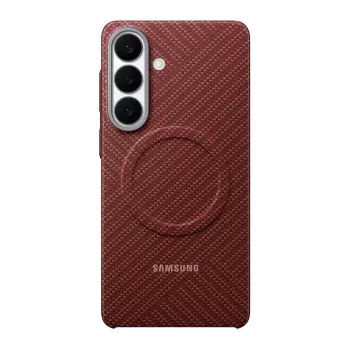 Samsung Carbon Magnet hoesje Galaxy S26+, rood