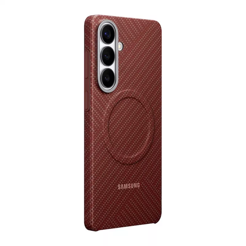 Samsung Carbon Magnet hoesje Galaxy S26+, rood