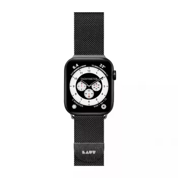 Strap LAUT Steel Loop zwart roestvrij staal