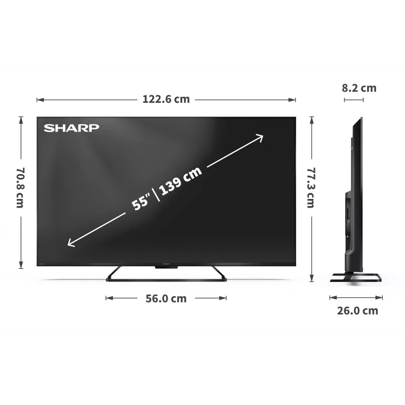 Televisie Sharp 55HR7465 55 inch LED LCD 4K