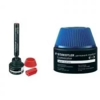 Markervulinkt Staedtler Lumocolor 488 50-3, permanent blauw, 30 ml