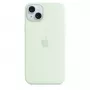 Siliconenhoes met MagSafe voor Apple iPhone 15 Plus – siliconen, mint, voor 6,7 inch iPhone 15 Plus