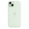 Siliconenhoes met MagSafe voor Apple iPhone 15 Plus – siliconen, mint, voor 6,7 inch iPhone 15 Plus