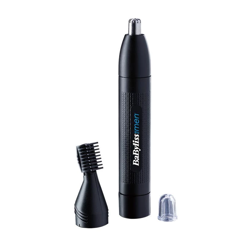 Precisietrimmer BABYLISS E652E voor oor en neus, zwart, AA-batterij