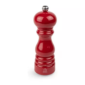 Pepermolen PEUGEOT Paris 18 cm uSelect, rood gelakt hout, verstelbare maalgraad