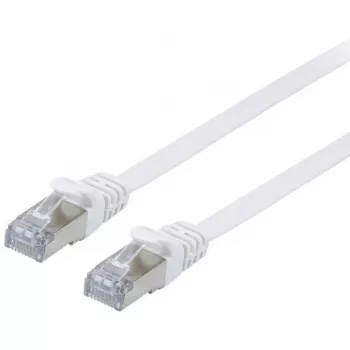 Netwerkkabel Equip Cat.6A U/FTP platte patchkabel RJ-45 10m wit