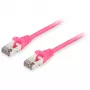 Patchkabel Equip Cat.6A S/FTP RJ-45 3m roze