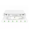 Glasvezel-lasbox DIGITUS DN-96330/9APC 1U, bezet met 6x LC-APC DX, OS2, polymeer/staal, lichtgrijs
