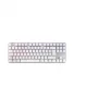 Mechanisch gaming-toetsenbord Cherry MX 8.2 TKL Wireless RGB – tenkeyless, RF + Bluetooth, AZERTY, 88 toetsen, wit