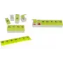 Pillenorganizer 7 dagen, first aid only, kunststof wit/groen met 7 uitneembare vakken, BPA-vrij