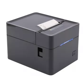 POS-printer Olympia 947990055 — thermische directe druk, 250 mm/s, 80 mm roldiameter, 80 mm printbreedte, USB Type-A, RS-232, bedraad, zwart