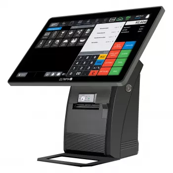 All-in-one Olympia T215DK 38,1 cm (15 inch) touchscreen Android 11, thermische directe printer 8 cm, zwart