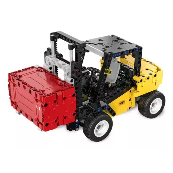 Heftruck Jamara model CaDA Bricks — kinderheftruck, kleuren: zwart, rood, geel, aanbevolen leeftijd 8+