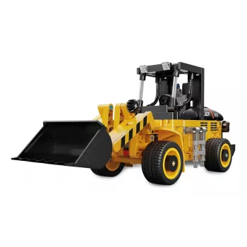 Constructieset wiellader Jamara CaDA Wheel loader Bricks, voor kinderen vanaf 8 jaar, zwart en geel