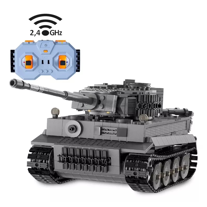 Tankmodel Jamara CaDA Tiger schaal 1:35, elektromotor, Li-ion-accu, voor kinderen vanaf 8 jaar