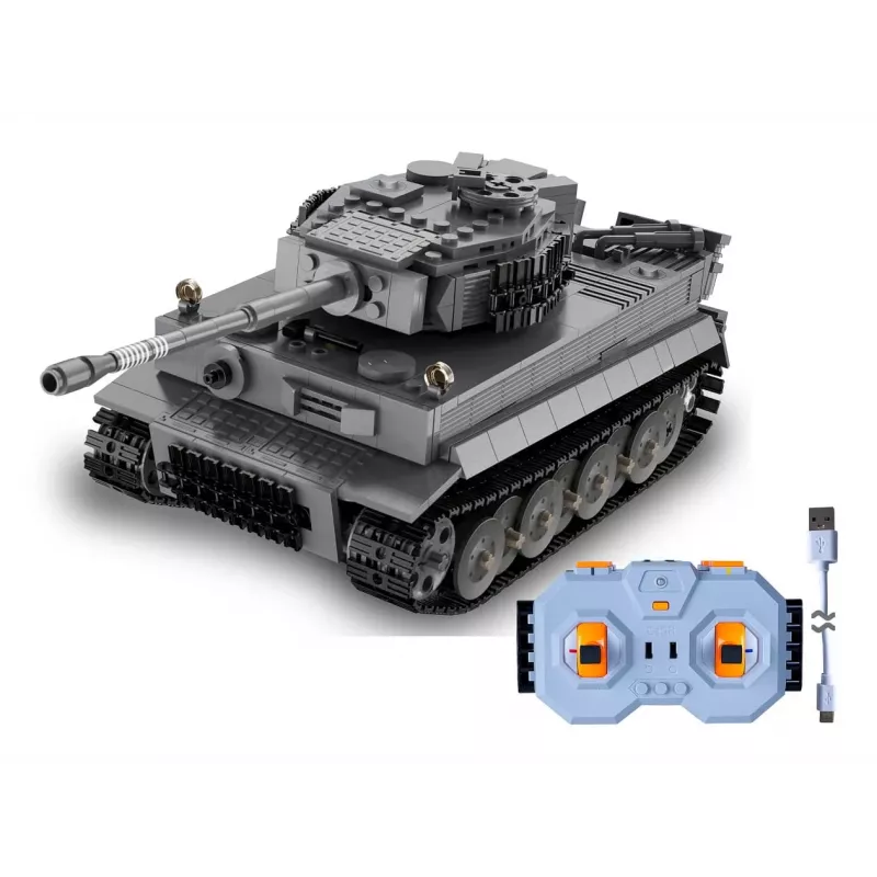 Tankmodel Jamara CaDA Tiger schaal 1:35, elektromotor, Li-ion-accu, voor kinderen vanaf 8 jaar
