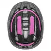 Beschermende kinderhelm UVEX kid 2 cc meerkleurig roze, harde schaal, matte afwerking